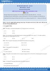 Đề thi giữa kì 1 Hóa 10 Kết nối tri thức - Đề số 2